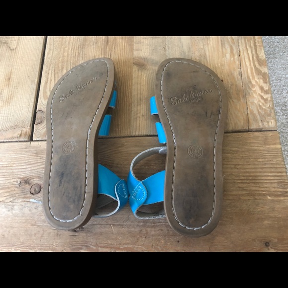 Blue Kids Salt Water Sandals - Picture 3 of 4